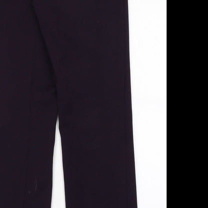 Womens UK Size 10 Annabelle Regular Fit Dress Pants Purple Trousers