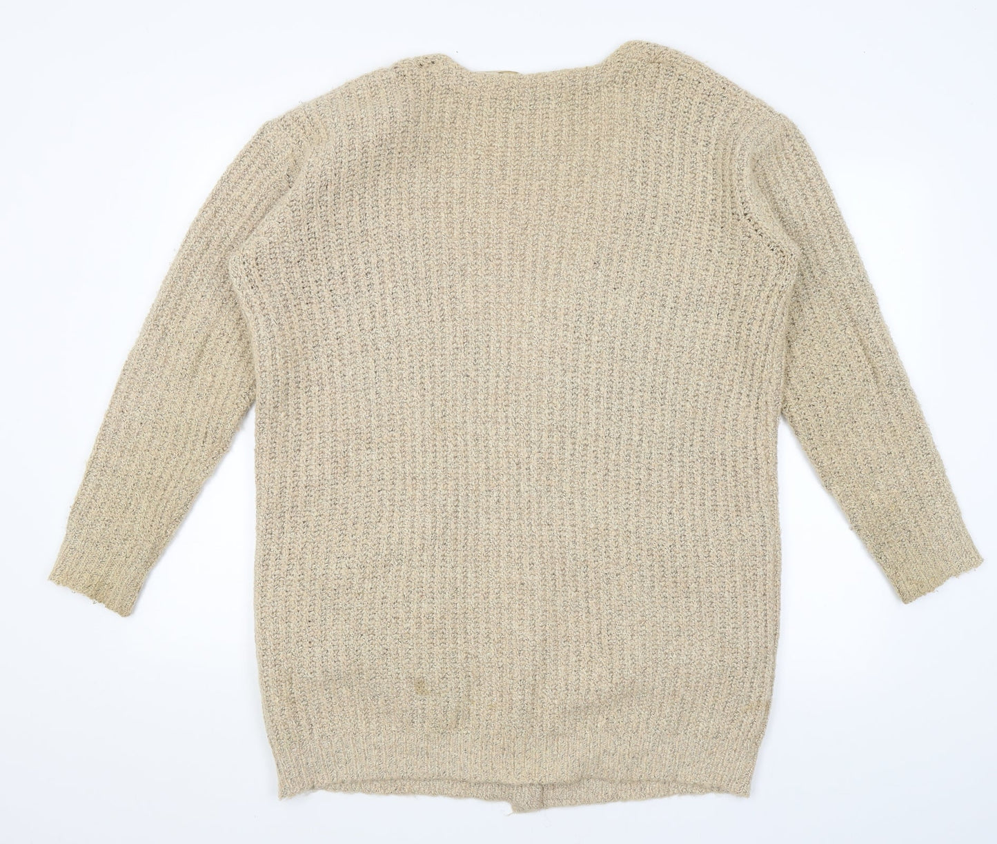 Womens UK Size 8 Atmosphere Brown Wrap Jumper