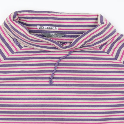 Womens UK Size 16 M&Co Pink Pullover Jumper