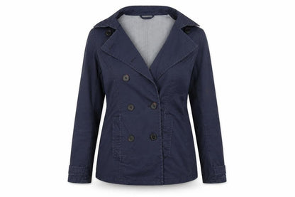 Womens UK Size 8 H&M Blue Overcoat