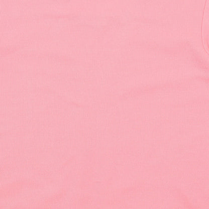 Womens UK Size S Preworn Pink Basic T-Shirt