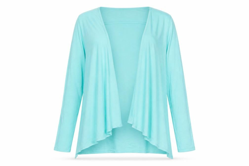 Womens UK Size 14 Be You Blue Wrap Jumper