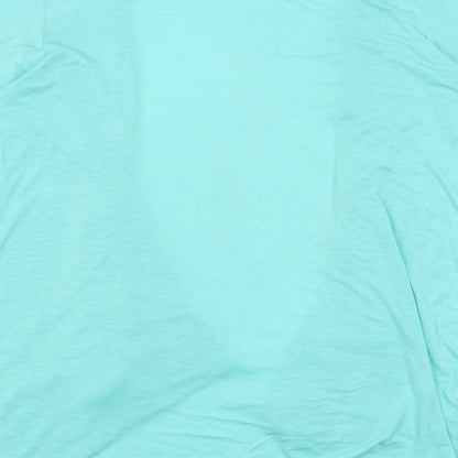 Womens UK Size 14 Be You Blue Wrap Jumper