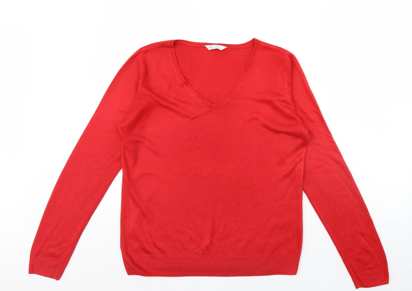 love knitwear Womens Red   Pullover Jumper Size 14