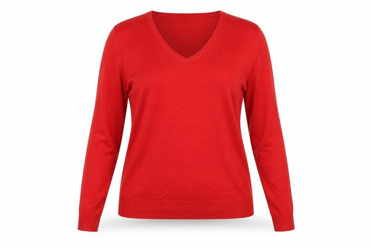Love Knitwear Womens Red   Pullover Jumper Size 14