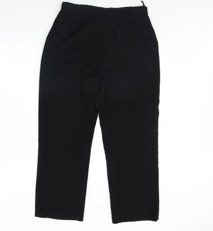 Ambience Womens Black   Trousers  Size 16 L28 in