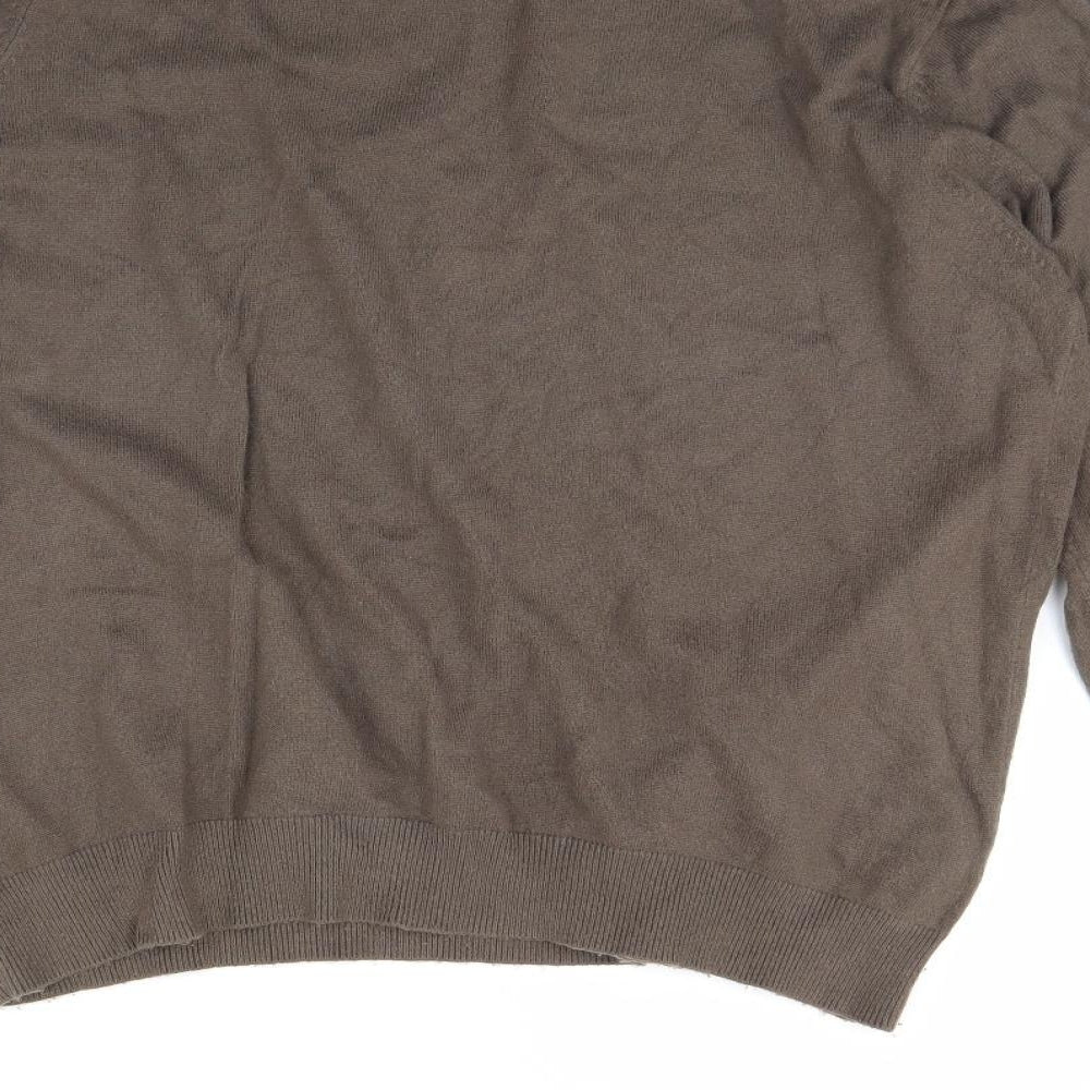 m&s Mens Brown   Pullover Jumper Size L