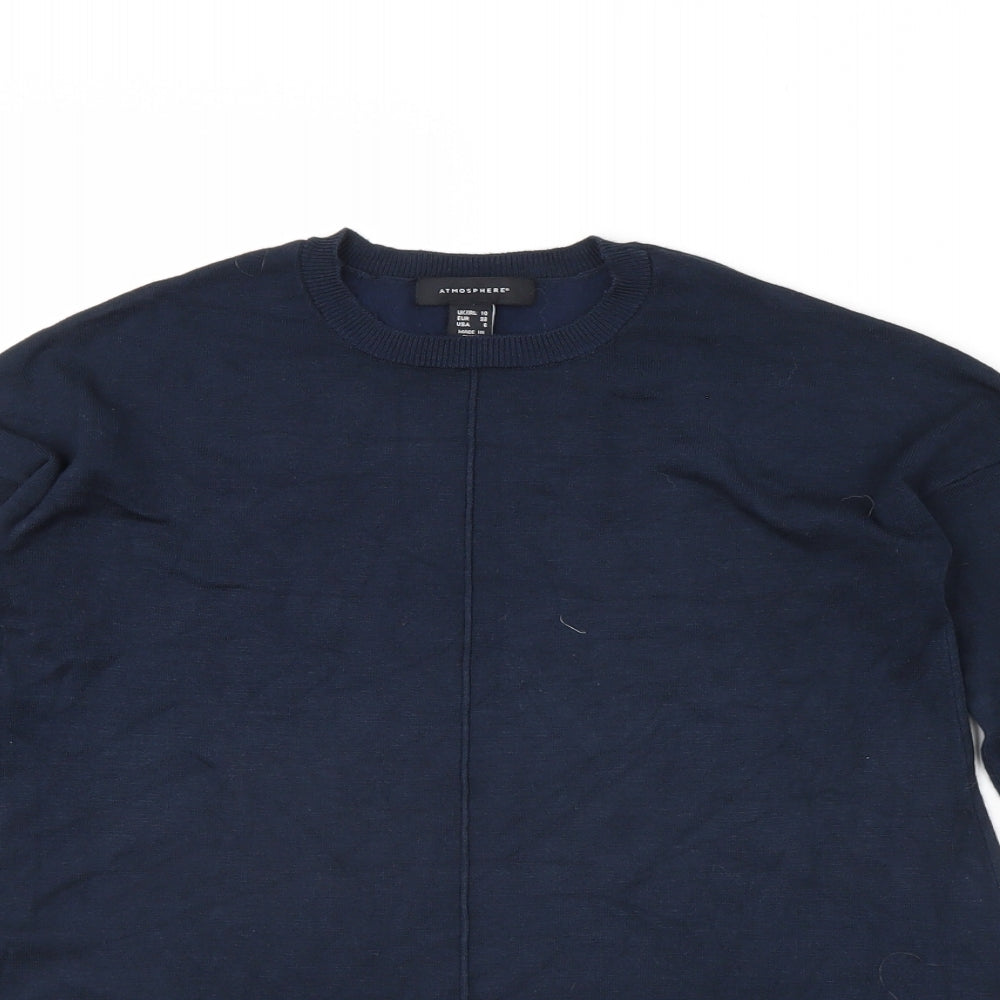 Womens UK Size 10 Atmosphere Blue Pullover Jumper