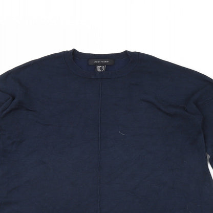 Womens UK Size 10 Atmosphere Blue Pullover Jumper