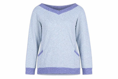 Womens UK Size M Preworn Blue Pullover Jumper