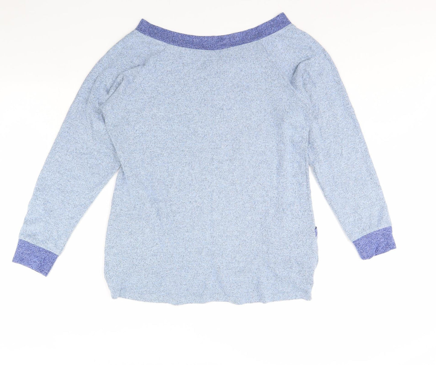 Womens UK Size M Preworn Blue Pullover Jumper