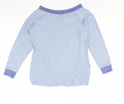 Womens UK Size M Preworn Blue Pullover Jumper