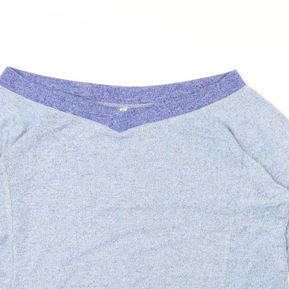 Womens UK Size M Preworn Blue Pullover Jumper
