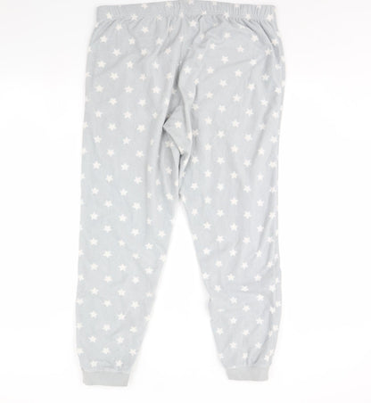 Debenhams Womens Grey Solid  Cami Pyjama Pants   - Star pattern