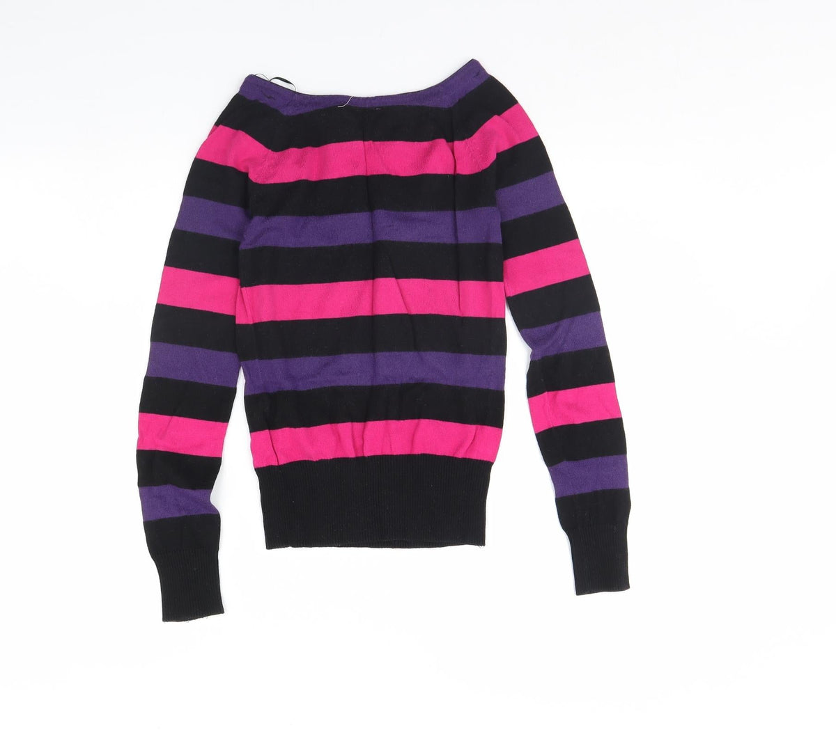 Womens UK Size 6 Divided Black Pullover Jumper