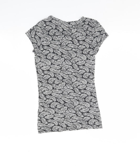 Womens UK Size XS H&M Black Basic Tank