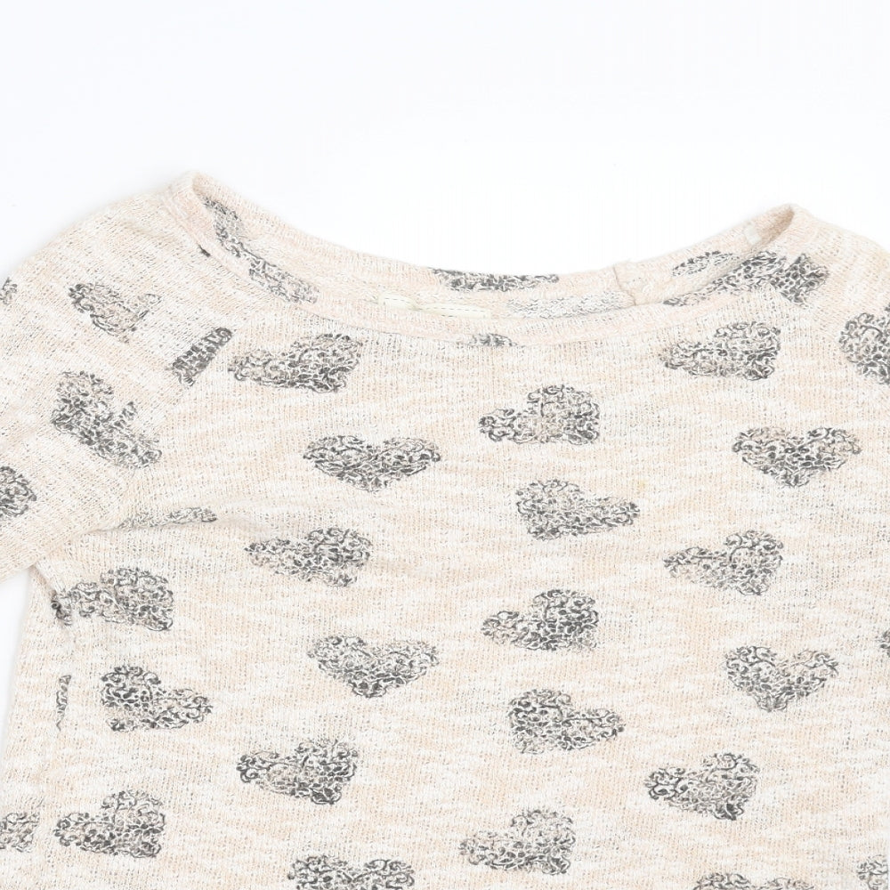 Womens UK Size 8 New Look White Basic Tank