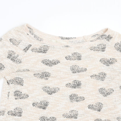 Womens UK Size 8 New Look White Basic Tank