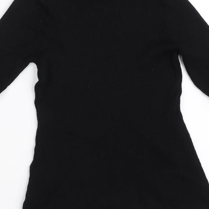 New Look Womens Black   Pullover Hoodie Size 12