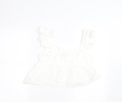 SheIn Womens White   Cropped Tank Size S