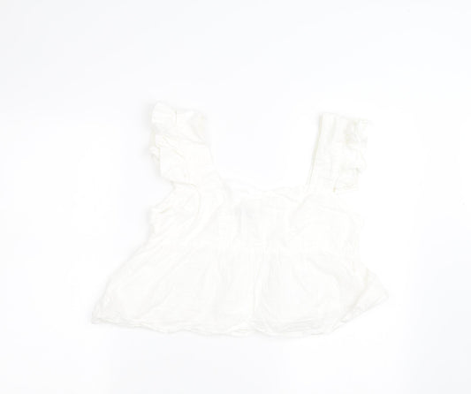 SheIn Womens White   Cropped Tank Size S