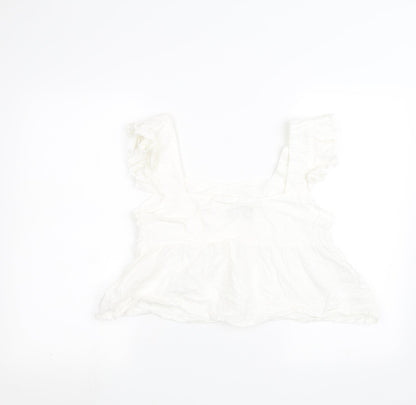 SheIn Womens White   Cropped Tank Size S