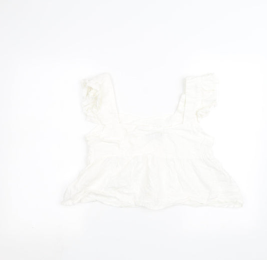 SheIn Womens White   Cropped Tank Size S