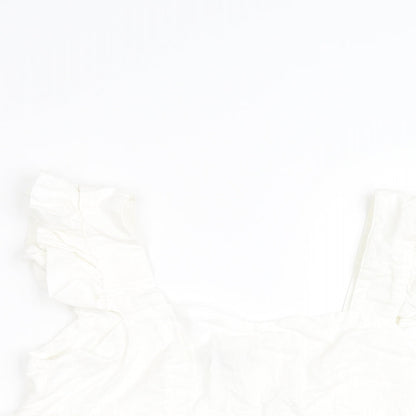 SheIn Womens White   Cropped Tank Size S