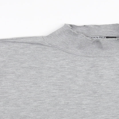 Boohoo Womens Grey   Pullover Sweatshirt Size 12  - cropped jumper