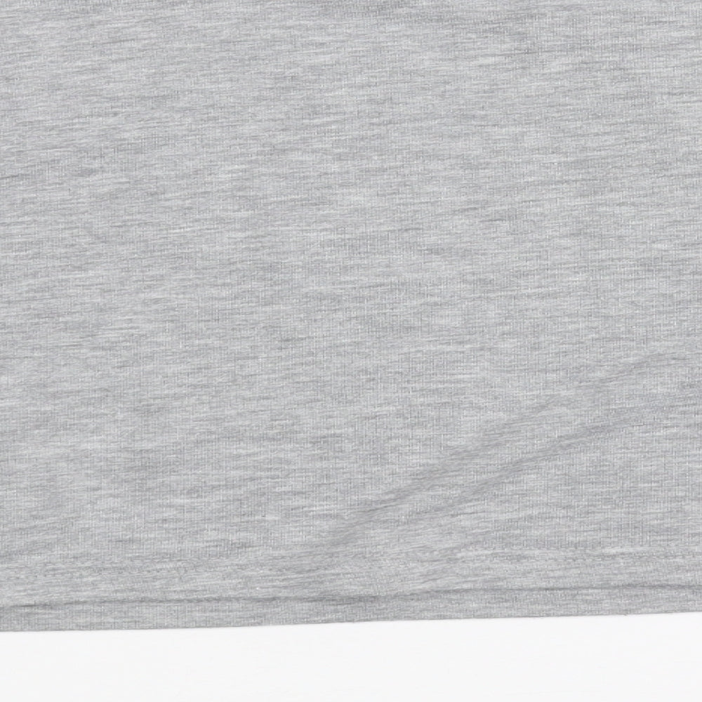 Boohoo Womens Grey   Pullover Sweatshirt Size 12  - cropped jumper