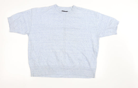 Womens UK Size L Marks and Spencer Blue Pullover Sweatshirt