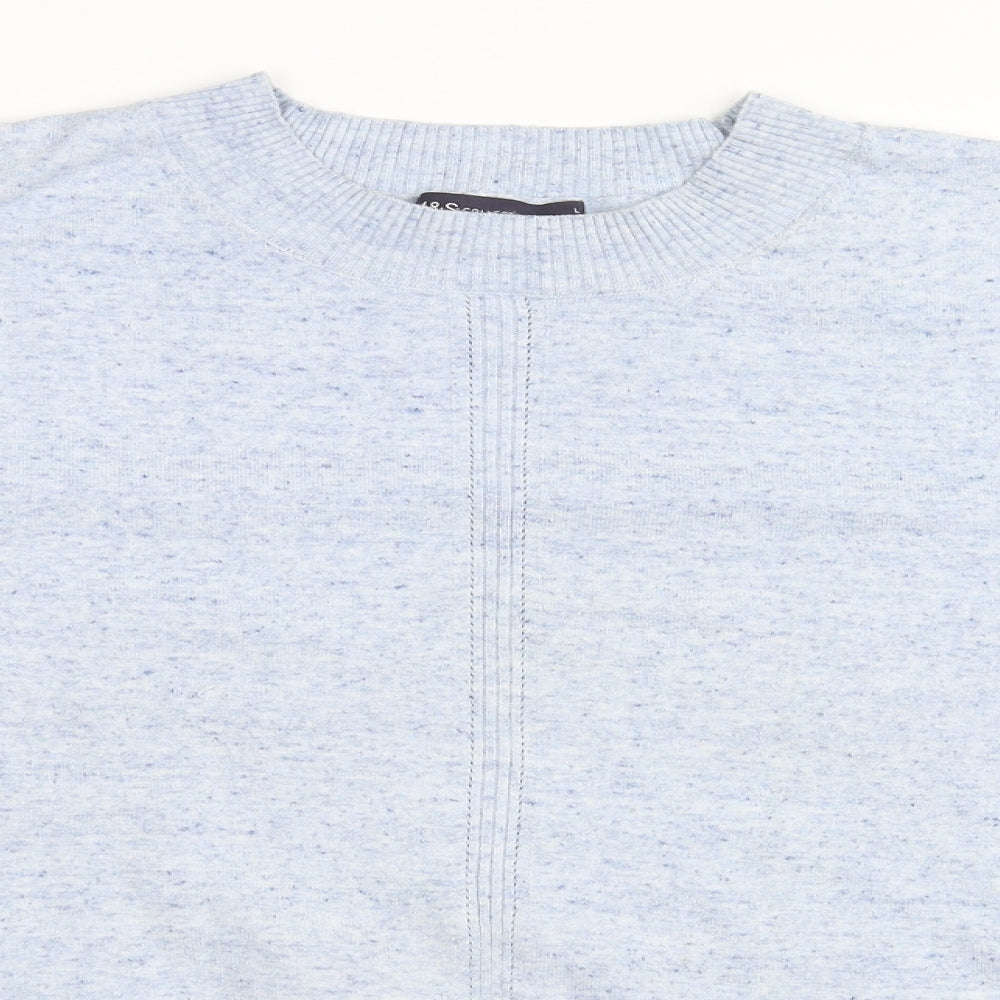 Womens UK Size L Marks and Spencer Blue Pullover Sweatshirt
