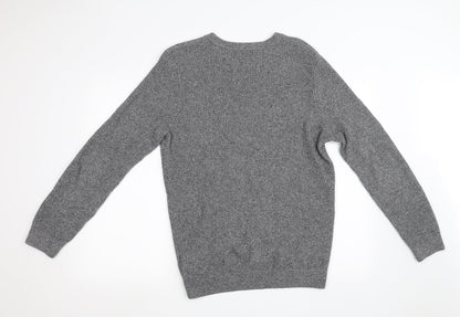 Mens UK Size L H&M Grey Pullover Sweatshirt