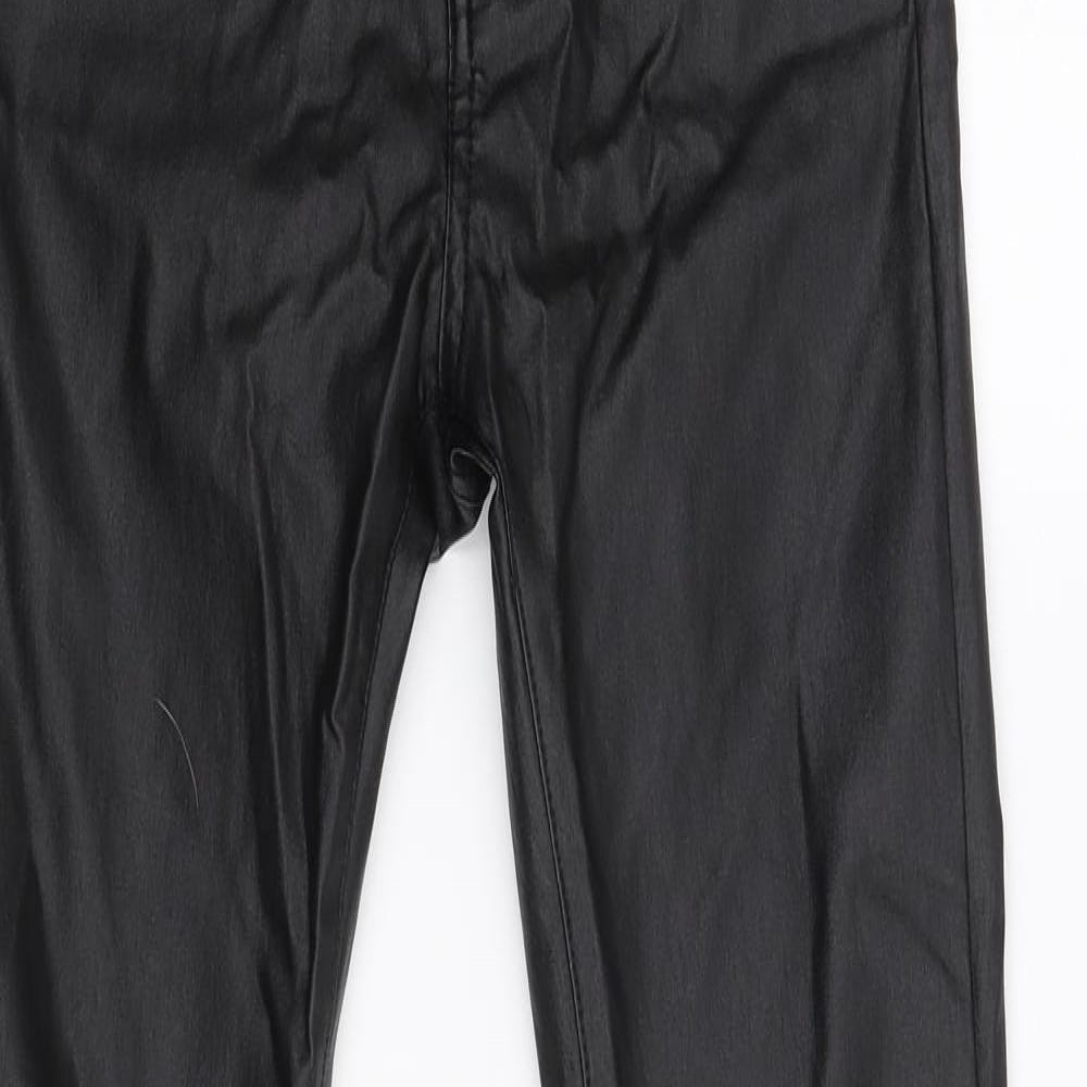 Womens UK Size S Gold SK Regular Fit Skinny Black Jeans