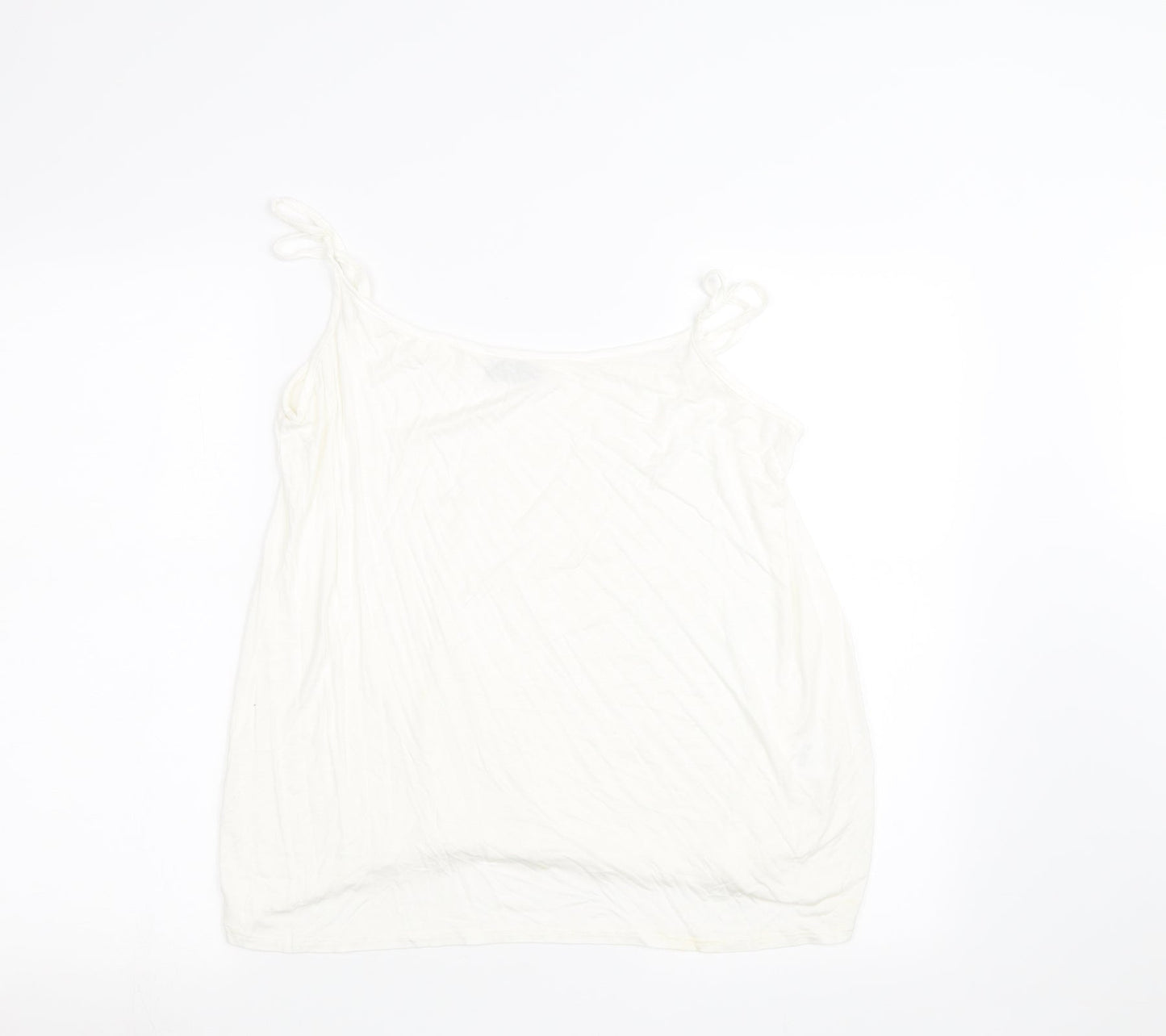 Womens UK Size 16 CMD White Basic Tank