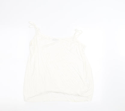 Womens UK Size 16 CMD White Basic Tank
