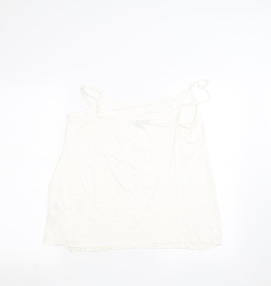 CMD Womens White   Basic Tank Size 16