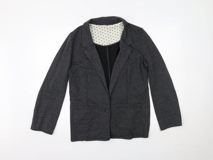 Primark Womens Grey   Jacket Blazer Size 12