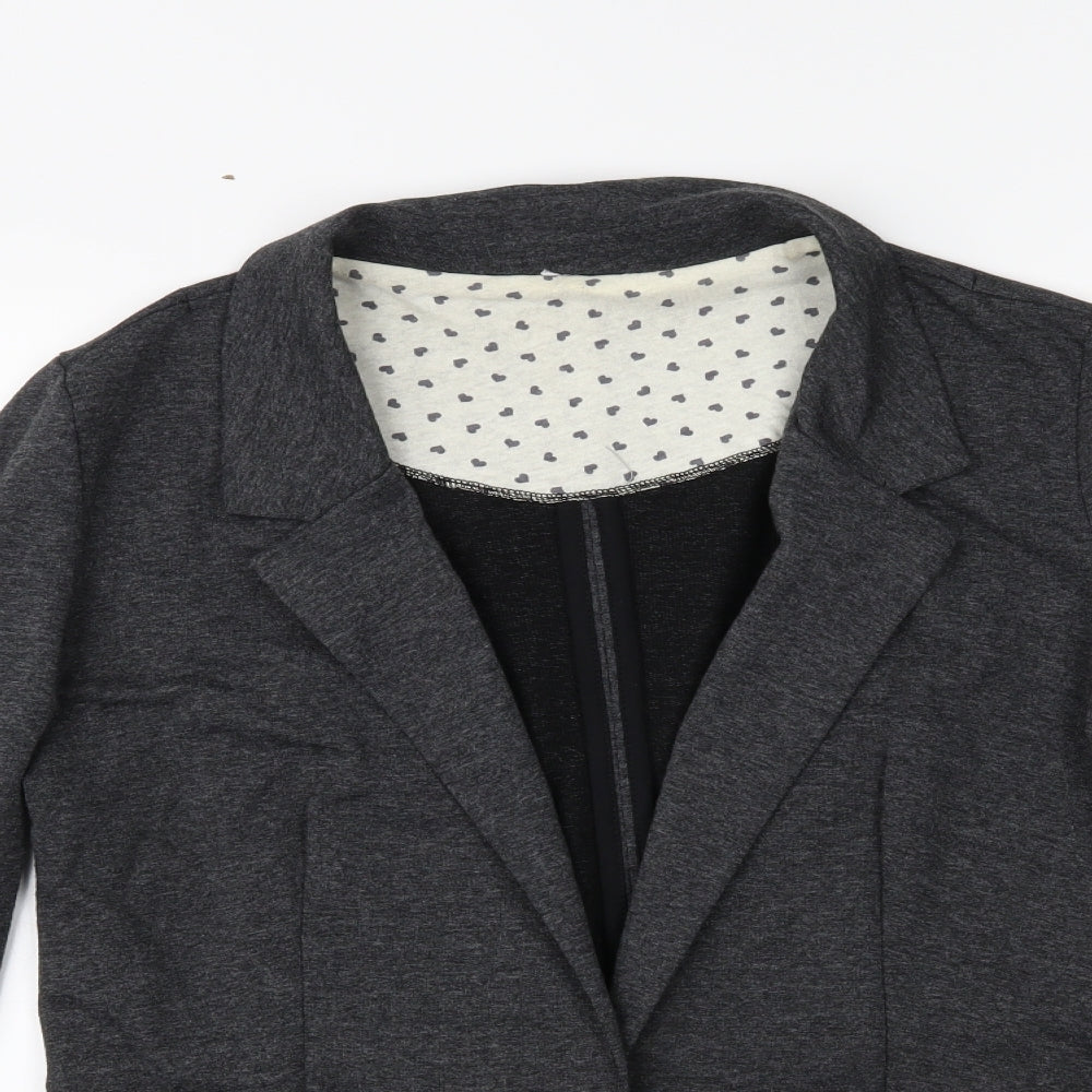 Primark Womens Grey   Jacket Blazer Size 12