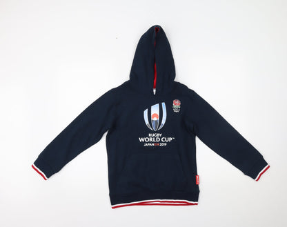 RWC  Boys Blue   Pullover Hoodie Size 9-10 Years