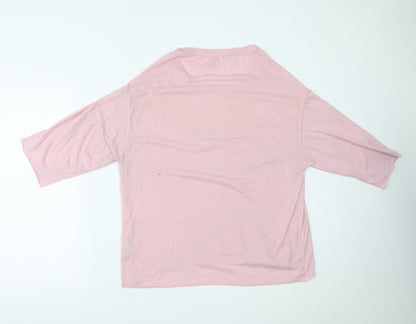 Primark Womens Pink   Top Pyjama Top Size 16