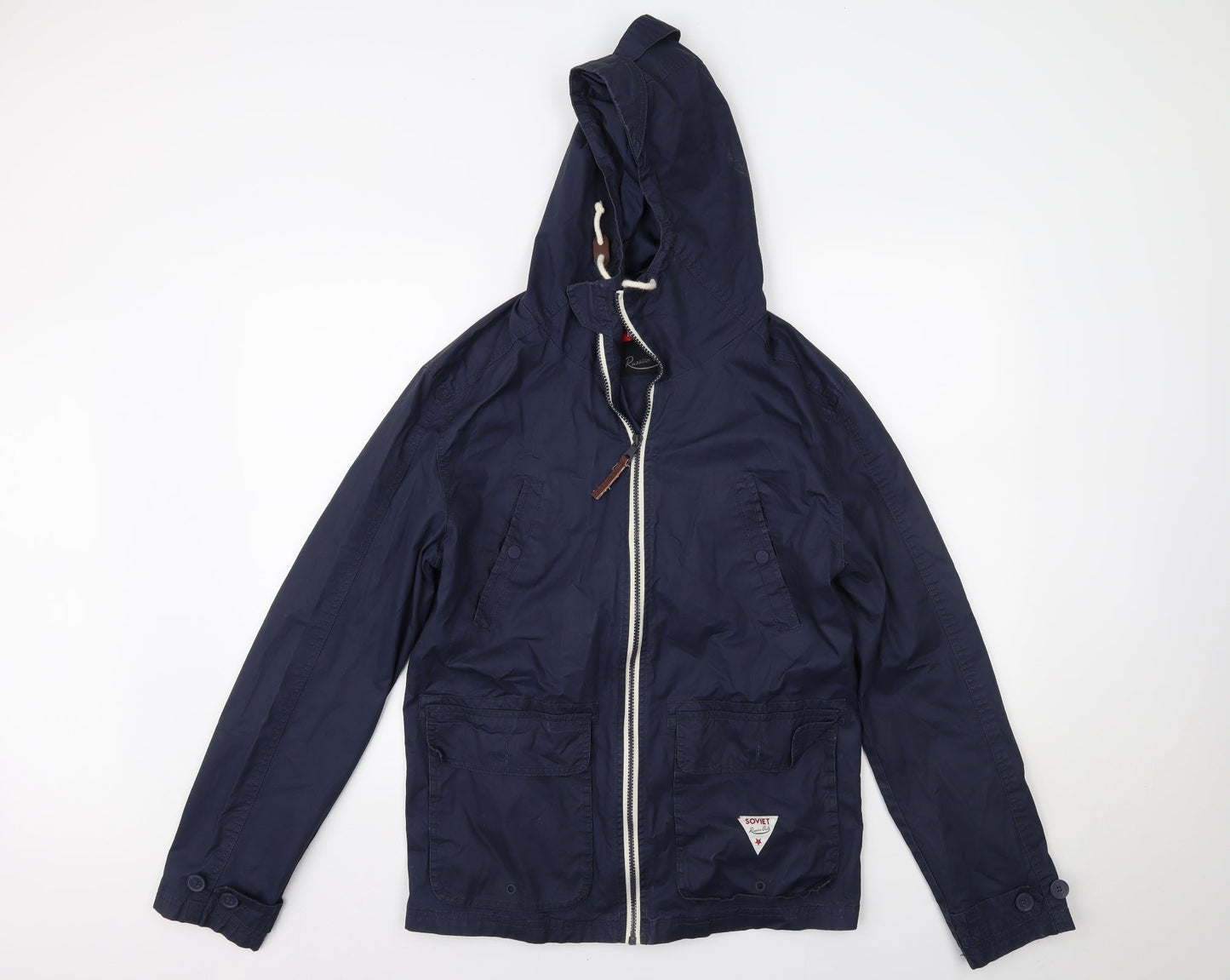 Soviet Womens Blue   Varsity Jacket Coat Size M