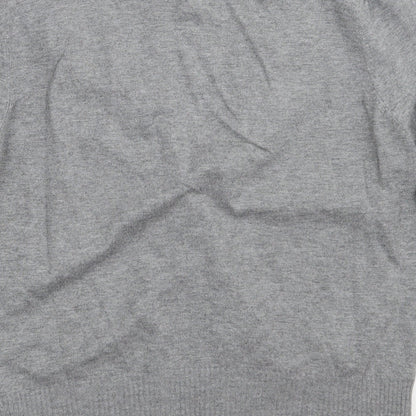 //text.. Womens Grey   Cardigan Jumper Size L