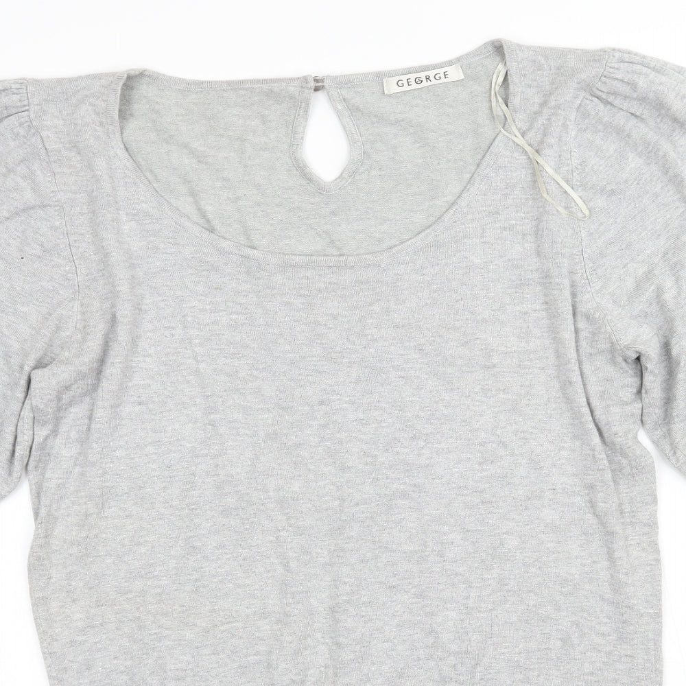 George Womens Grey   Pullover Jumper Size 12