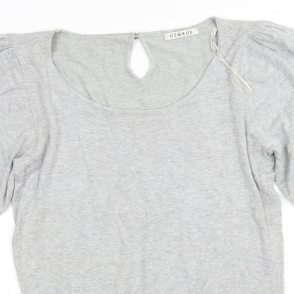 George Womens Grey   Pullover Jumper Size 12