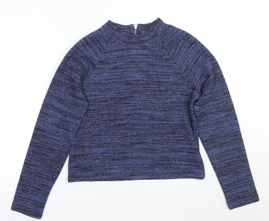 Womens UK Size 10 Marks and Spencer Blue Pullover Jumper