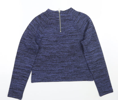 Womens UK Size 10 Marks and Spencer Blue Pullover Jumper