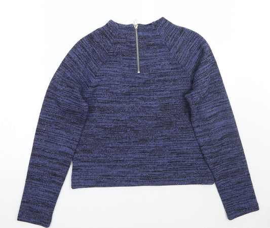 Womens UK Size 10 Marks and Spencer Blue Pullover Jumper