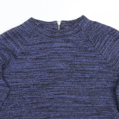 Womens UK Size 10 Marks and Spencer Blue Pullover Jumper