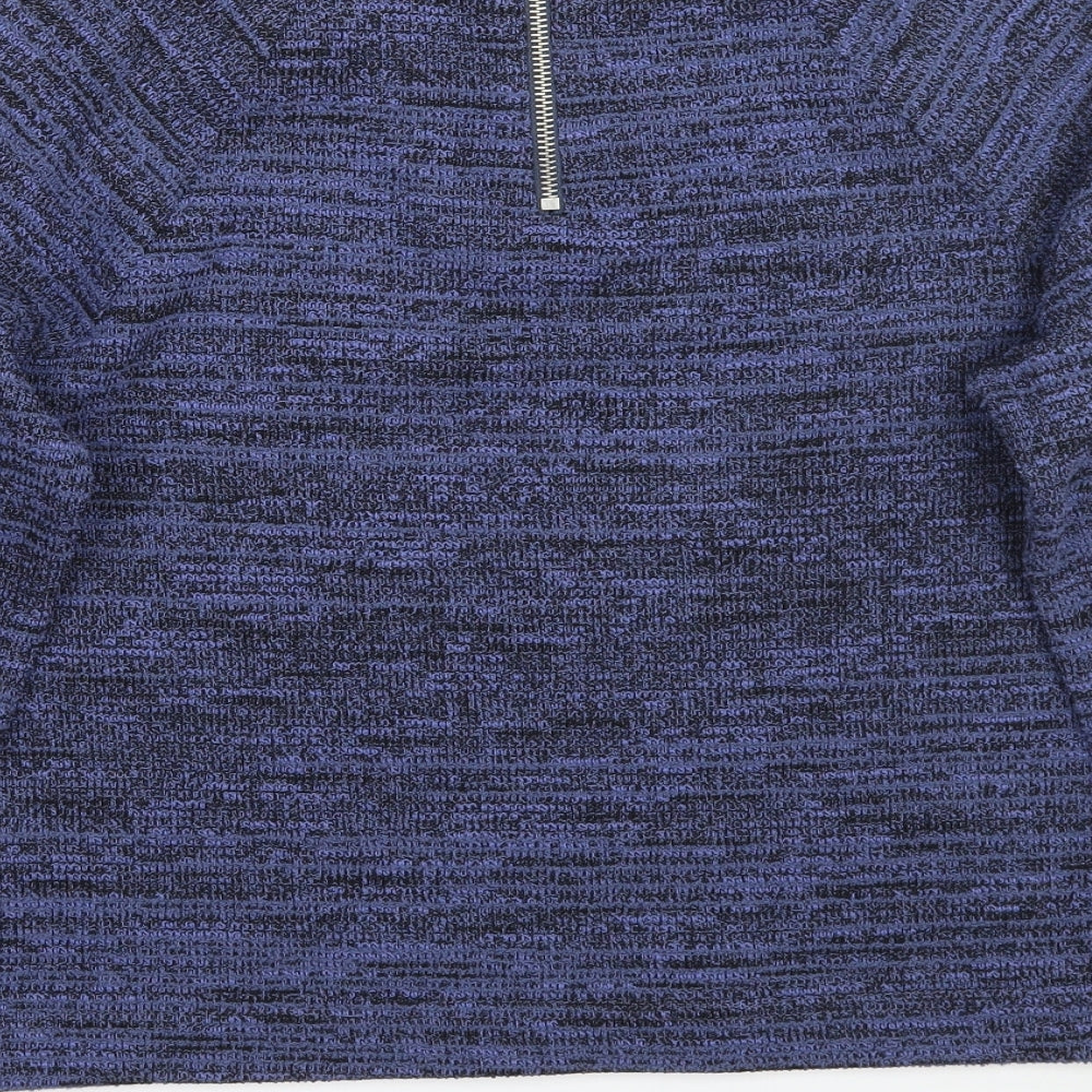 Womens UK Size 10 Marks and Spencer Blue Pullover Jumper